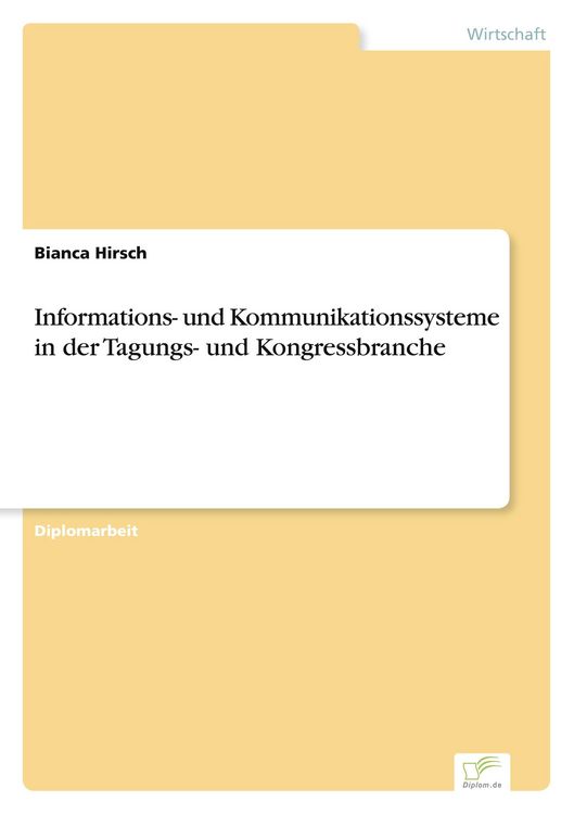 Produktbild: Informations- und Kommunikationssysteme in der Tagungs- und Kongressbranche