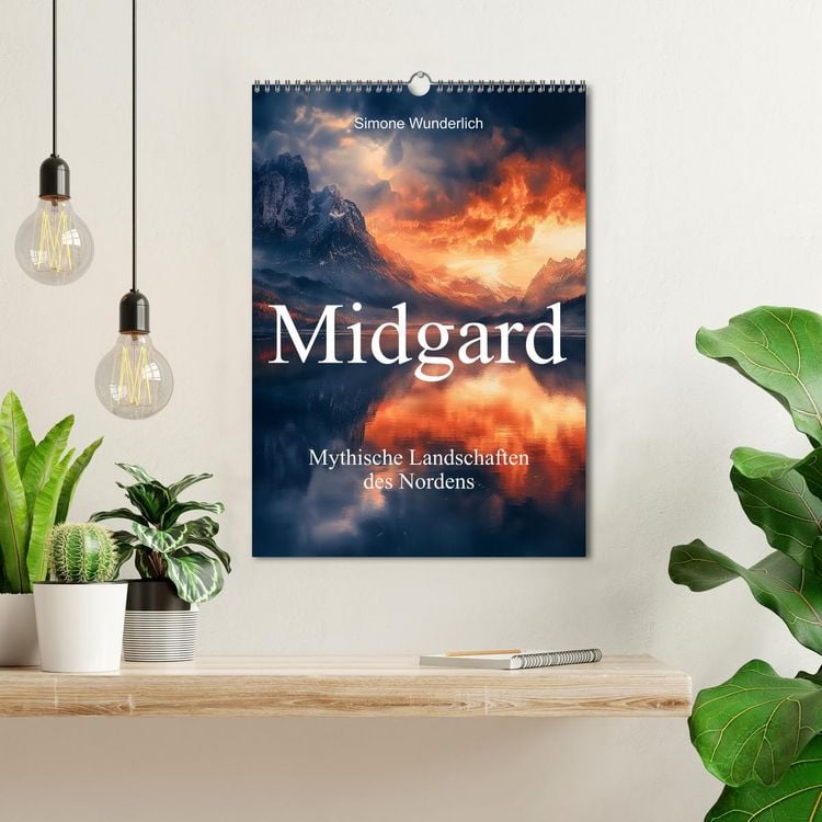 Produktbild: Midgard - Mythische Landschaften des Nordens (Wandkalender 2026 DIN A3 hoch), CALVENDO Monatskalender