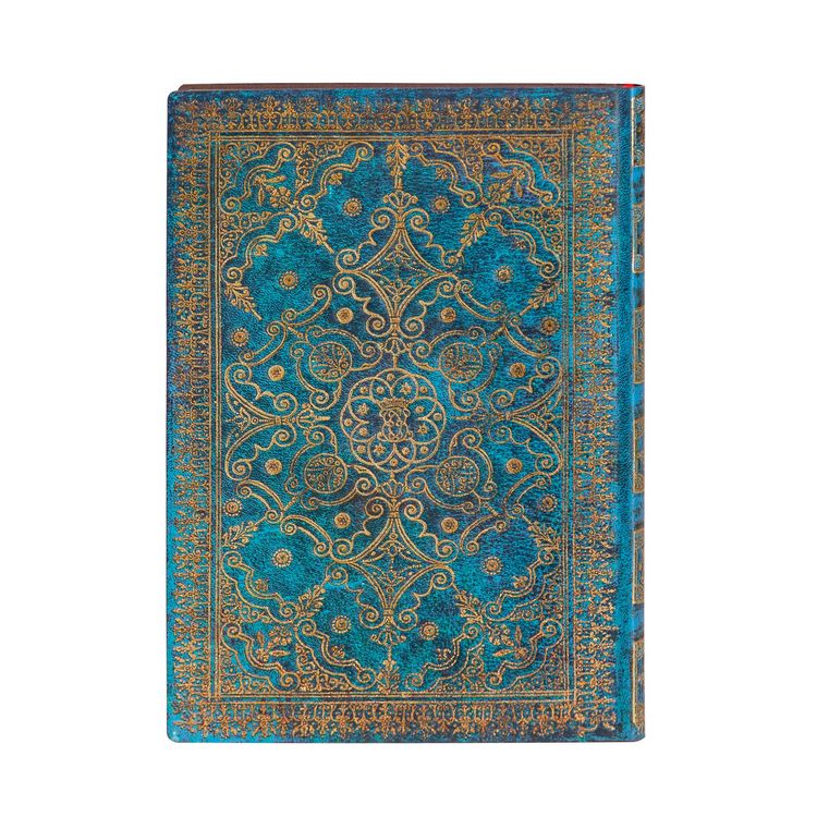 Produktbild: Softcover Notizbuch Azurblau, Midi, Liniert