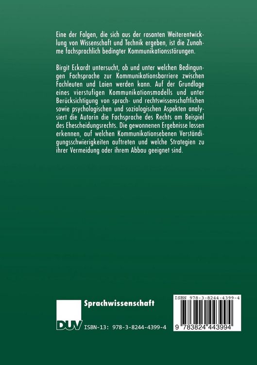Produktbild: Fachsprache als Kommunikationsbarriere?