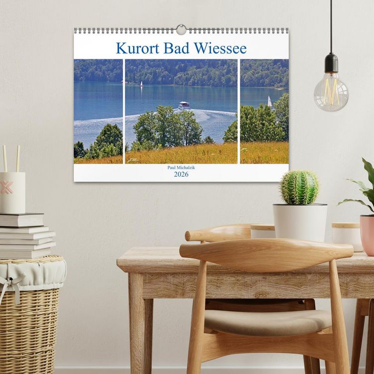 Produktbild: Kurort Bad Wiessee (Wandkalender 2026 DIN A3 quer), CALVENDO Monatskalender