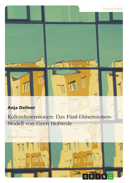 Produktbild: Zusammenfassung des F&uuml;nf-Dimensionen-Modells von Geert Hofstede