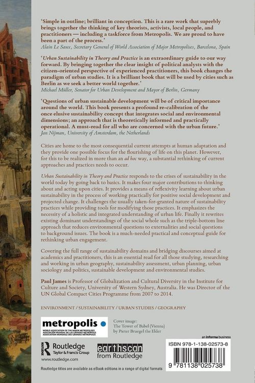 Produktbild: Urban Sustainability in Theory and Practice