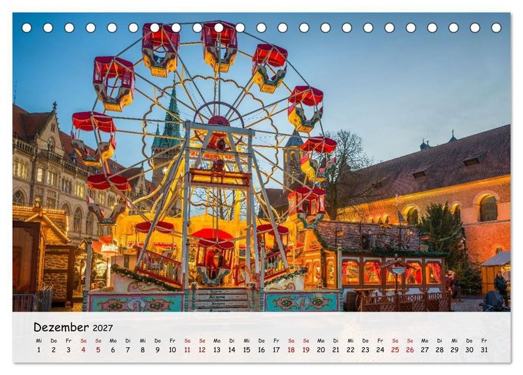 Produktbild: Braunschweig - Stadt des L&ouml;wen (Tischkalender 2027 DIN A5 quer), CALVENDO Monatskalender