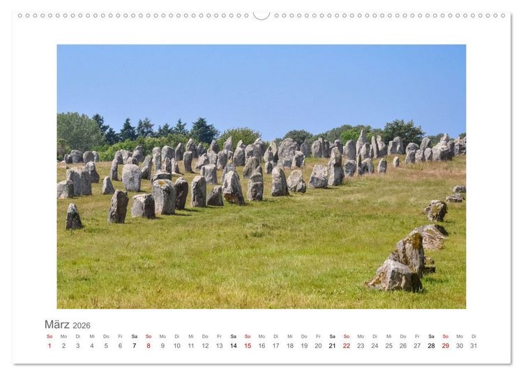 Produktbild: Bretagne - unterwegs mit Julia Hahn (hochwertiger Premium Wandkalender 2026 DIN A2 quer), Kunstdruck in Hochglanz