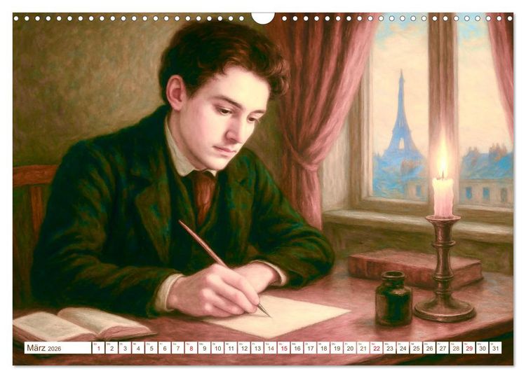 Produktbild: Victor Hugo (Wandkalender 2026 DIN A3 quer), CALVENDO Monatskalender
