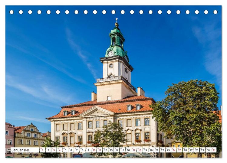 Produktbild: HIRSCHBERG Impressionen aus Jelenia G&oacute;ra und Umgebung (Tischkalender 2026 DIN A5 quer), CALVENDO Monatskalender