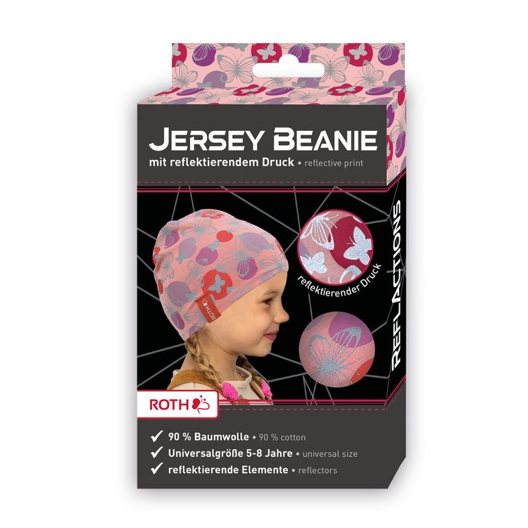 Produktbild: ReflActions, Jersey-Beanie Schmetterling
