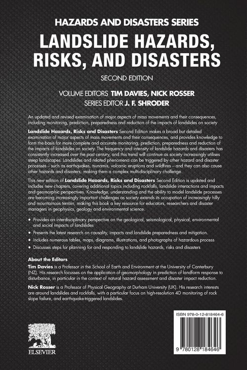 Produktbild: Landslide Hazards, Risks, and Disasters