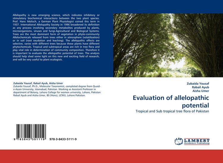 Produktbild: Evaluation of allelopathic potential