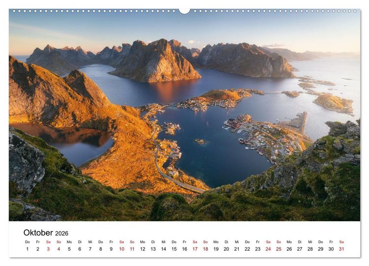 Produktbild: Im Rhythmus der Wellen - Ein Jahr am Meer (hochwertiger Premium Wandkalender 2026 DIN A2 quer), Kunstdruck in Hochglanz