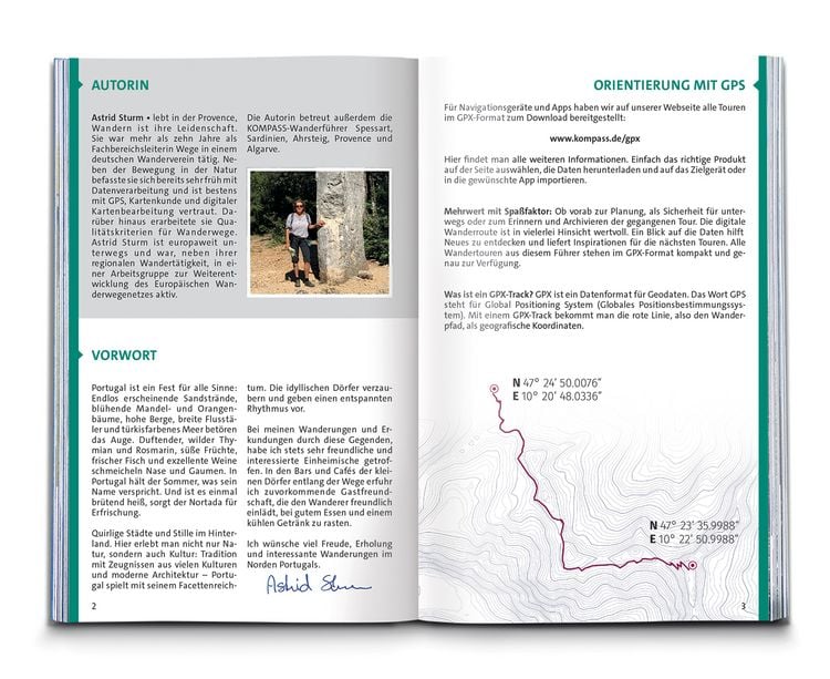 Produktbild: KOMPASS Wanderführer Portugal Nord, 55 Touren mit Extra-Tourenkarte