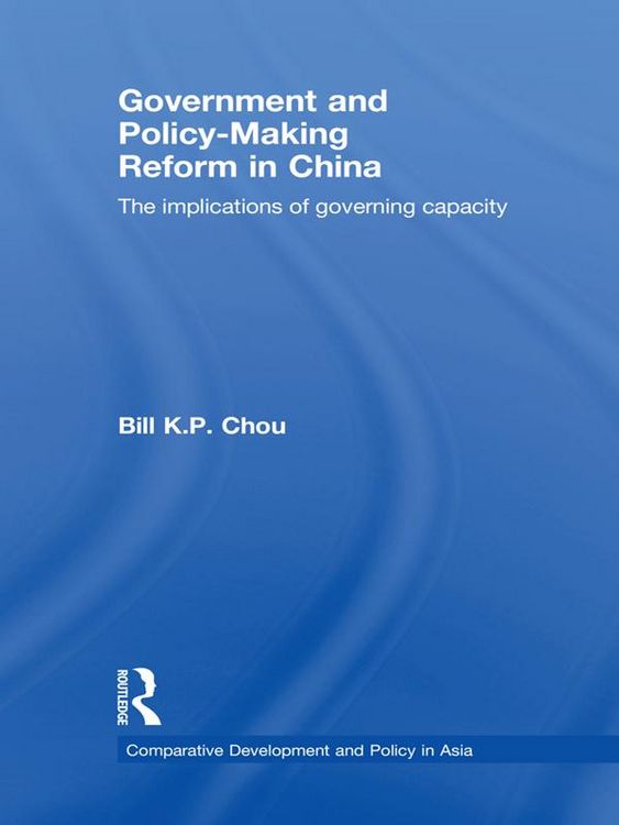 Produktbild: Government and Policy-Making Reform in China