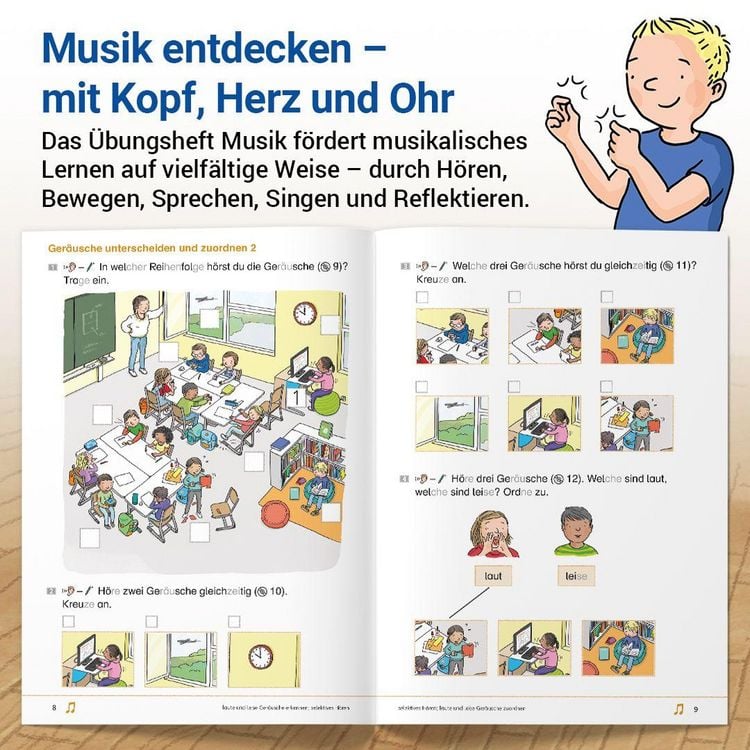 Produktbild: Das &Uuml;bungsheft Musik 1/2