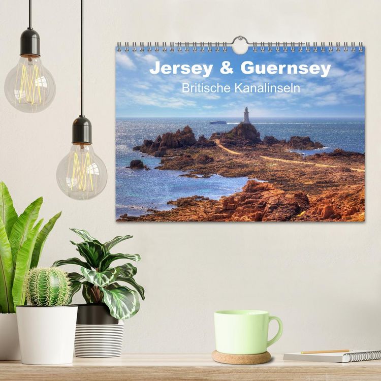 Produktbild: Jersey & Guernsey - britische Kanalinseln (Wandkalender 2026 DIN A4 quer), CALVENDO Monatskalender