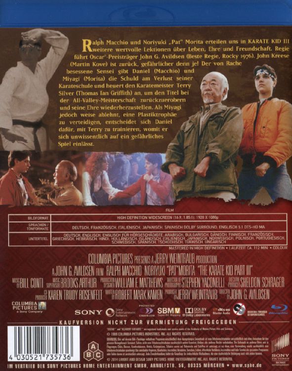Produktbild: Karate Kid 3 - Die letzte Entscheidung