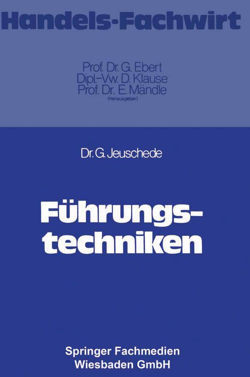 Produktbild: F&uuml;hrungstechniken
