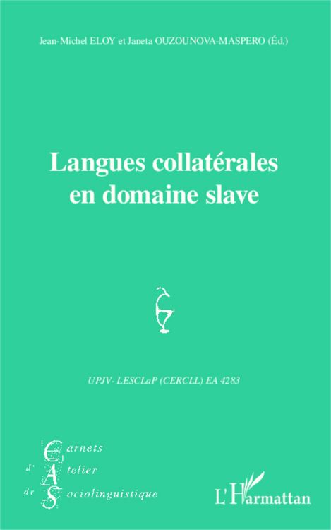 Produktbild: Langues collat&eacute;rales en domaine slave