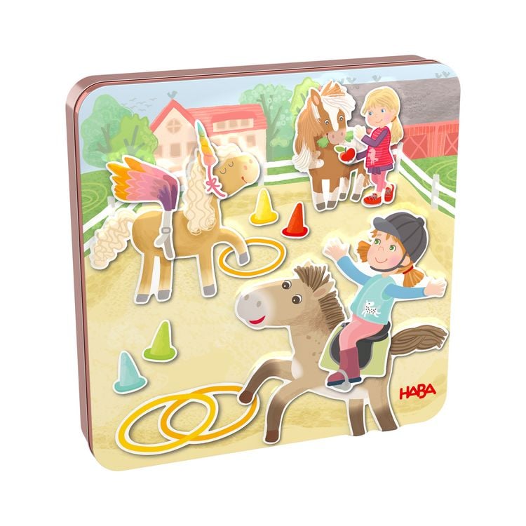 Produktbild: Magnetspiel-Box Pferde