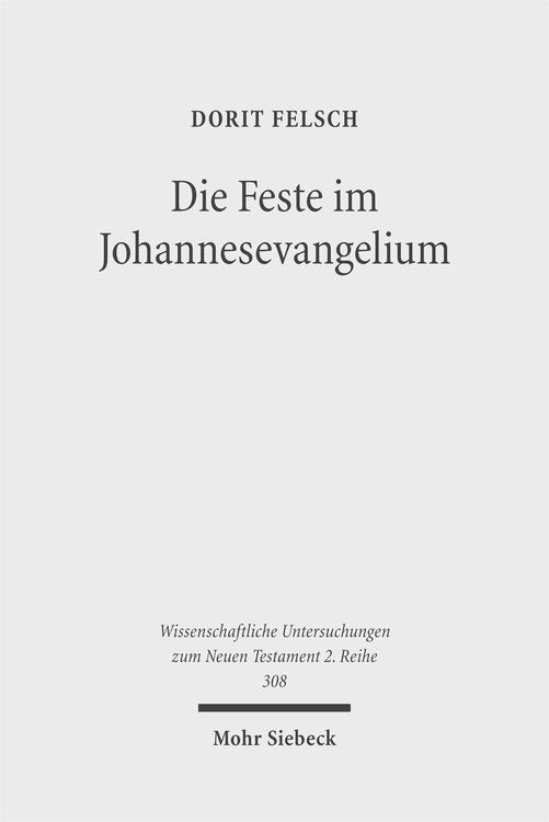 Produktbild: Die Feste im Johannesevangelium
