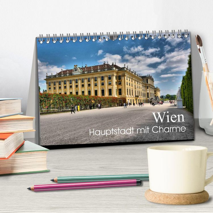 Produktbild: Wien - Haupstadt mit Charme (Tischkalender 2026 DIN A5 quer), CALVENDO Monatskalender