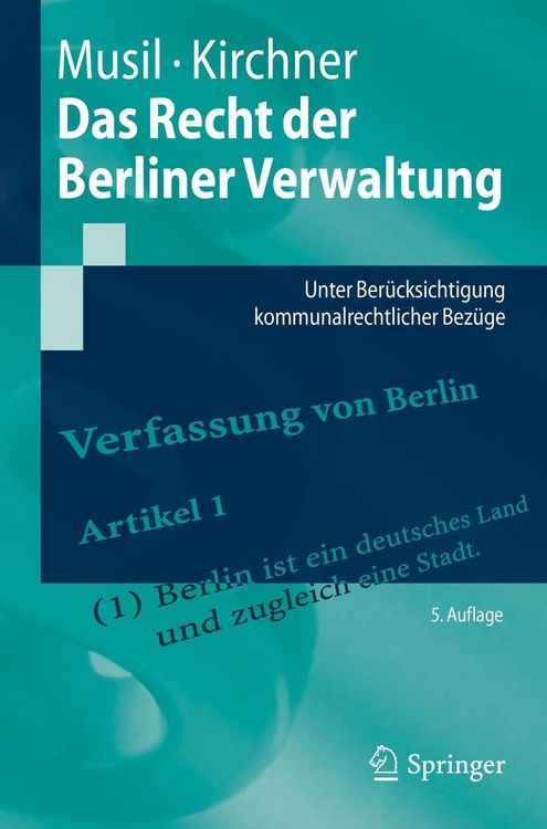Produktbild: Das Recht der Berliner Verwaltung