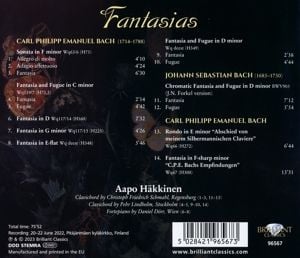 Produktbild: Bach,C.P.E.:Fantasias