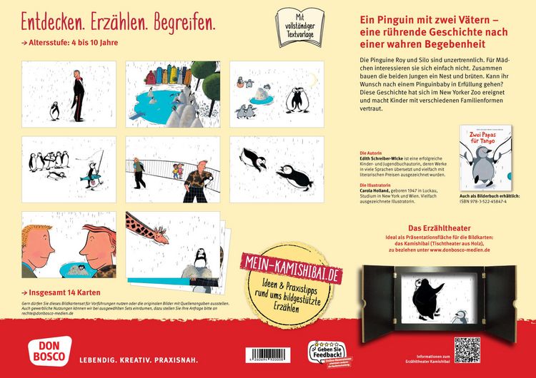 Produktbild: Zwei Papas für Tango. Kamishibai Bildkartenset