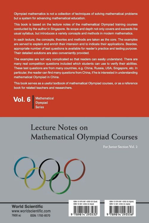 Produktbild: Lecture Notes On Mathematical Olympiad Courses: For Junior Section - Volume 2