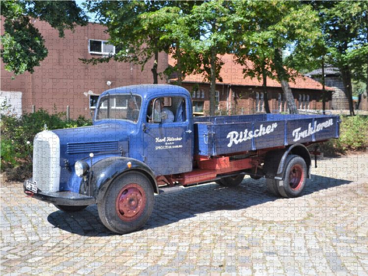 Produktbild: CALVENDO Puzzle Mercedes Benz L 312 (1956) 1000 Teile Lege-Gr&ouml;&szlig;e 64 x 48 cm Foto-Puzzle Bild von G&uuml;nther Kl&uuml;nder