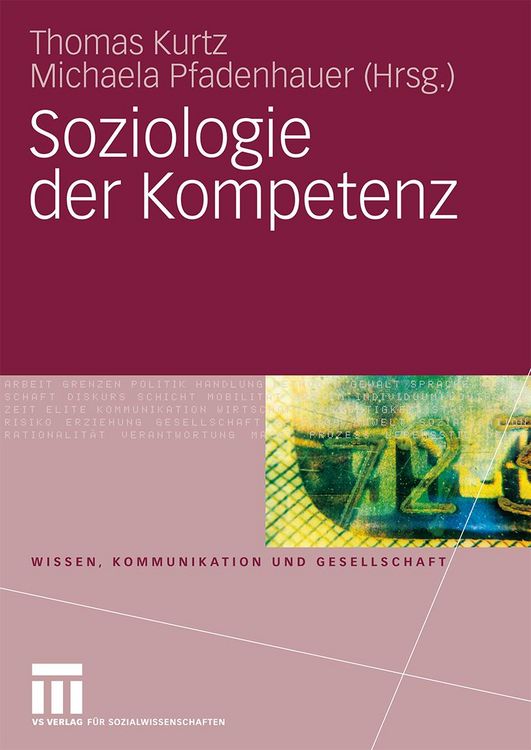 Produktbild: Soziologie der Kompetenz