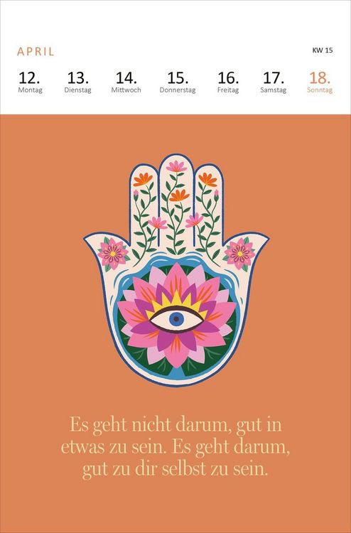 Produktbild: Wochenkalender Yogagl&uuml;ck 2027