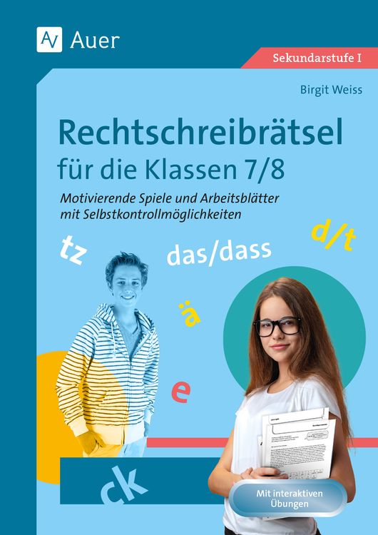 Produktbild: Rechtschreibr&auml;tsel f&uuml;r die Klassen 7-8