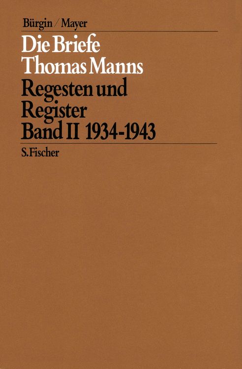 Produktbild: Die Briefe 1934 bis 1943.