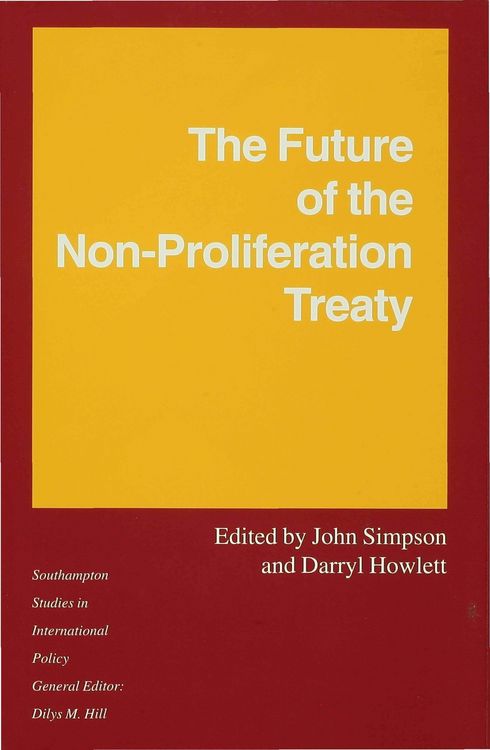 Produktbild: The Future of the Non-Proliferation Treaty