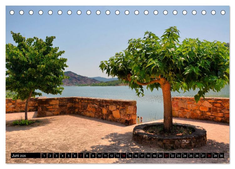 Produktbild: Lac du Salagou - Ein Kleinod im S&uuml;dwesten Frankreichs (Tischkalender 2026 DIN A5 quer), CALVENDO Monatskalender