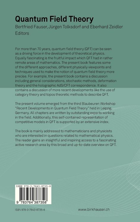 Produktbild: Quantum Field Theory