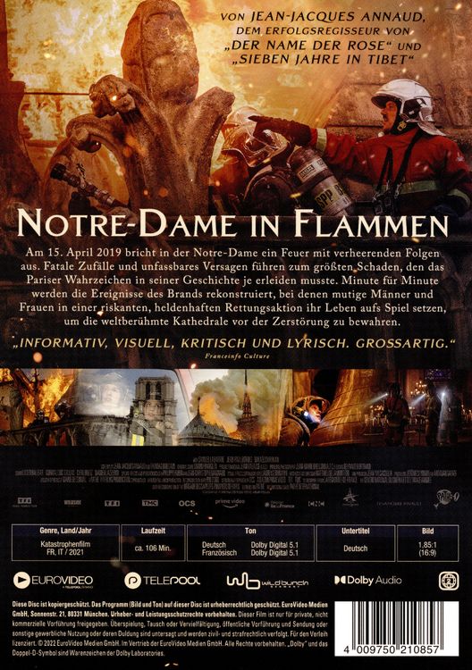 Produktbild: Notre-Dame in Flammen