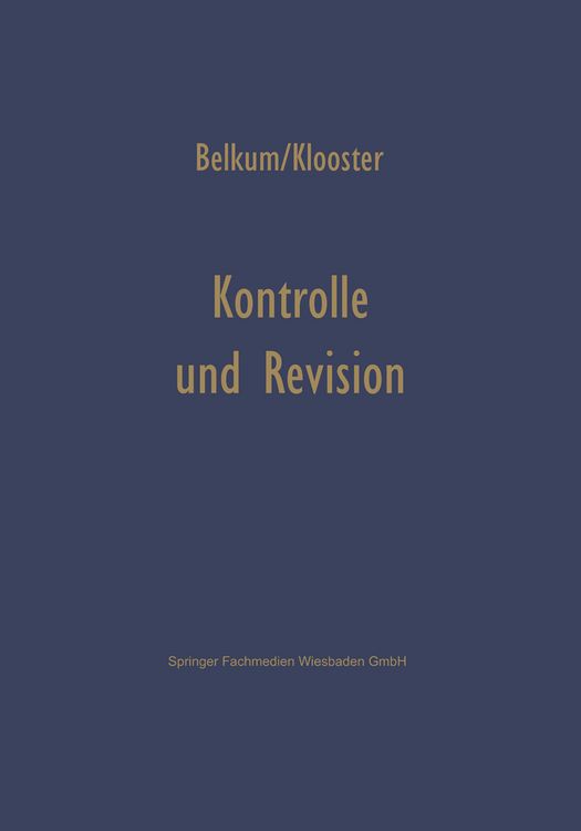 Produktbild: Kontrolle und Revision bei automatischer Datenverarbeitung