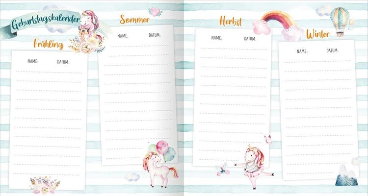 Produktbild: Meine ersten Freunde &ndash; Einh&ouml;rner (Aquarell-Optik)
