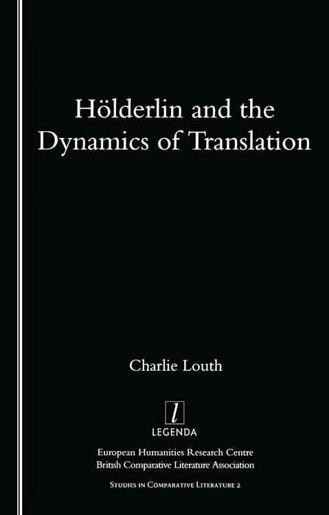 Produktbild: Holderlin and the Dynamics of Translation