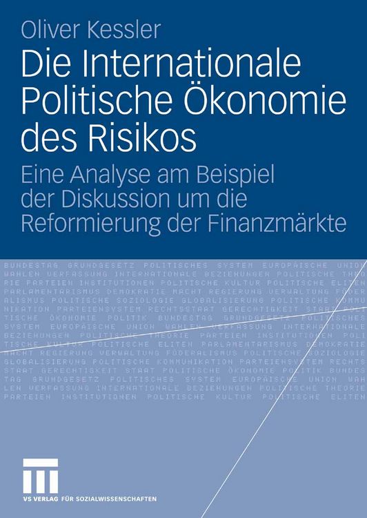 Produktbild: Die Internationale Politische &Ouml;konomie des Risikos