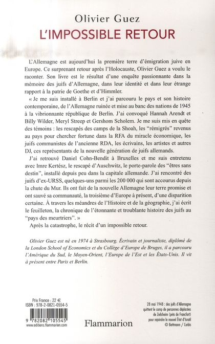 Produktbild: L'impossible retour