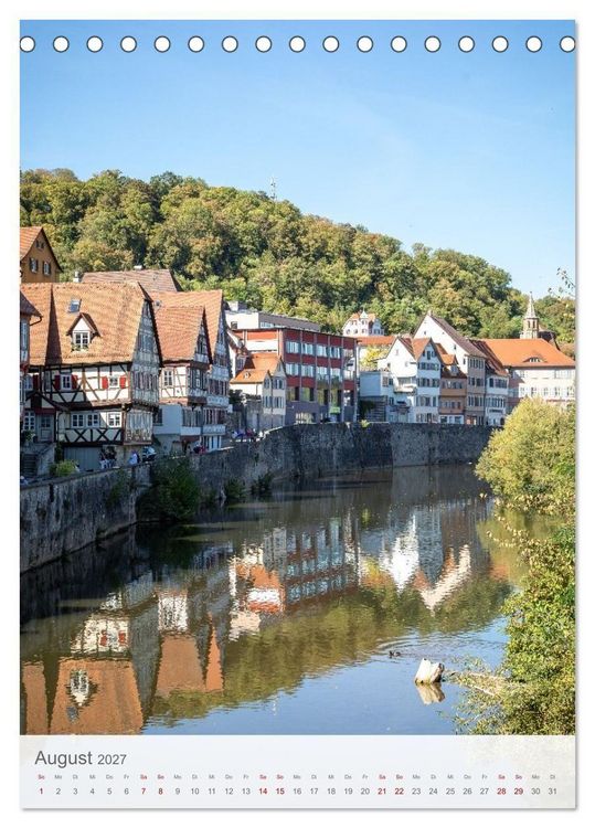 Produktbild: Schw&auml;bisch Hall am Kocher (Tischkalender 2027 DIN A5 hoch), CALVENDO Monatskalender