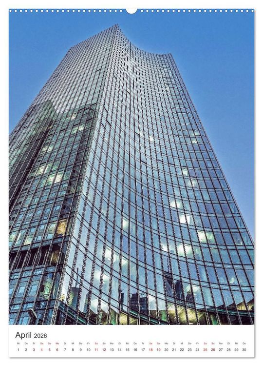 Produktbild: Frankfurt Turmvisionen (Wandkalender 2026 DIN A2 hoch), CALVENDO Monatskalender