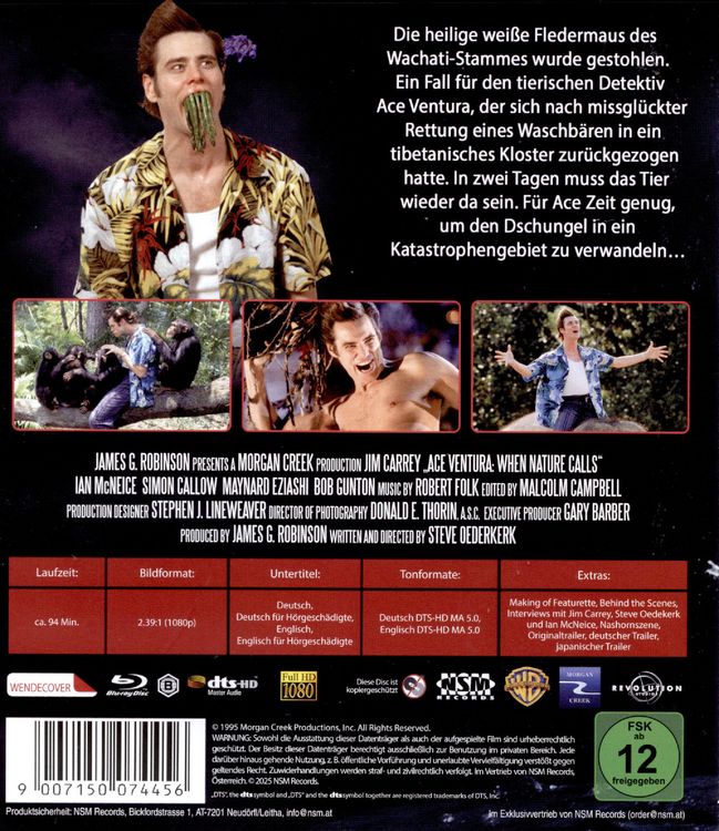 Produktbild: Ace Ventura 2 - Jetzt wird's wild