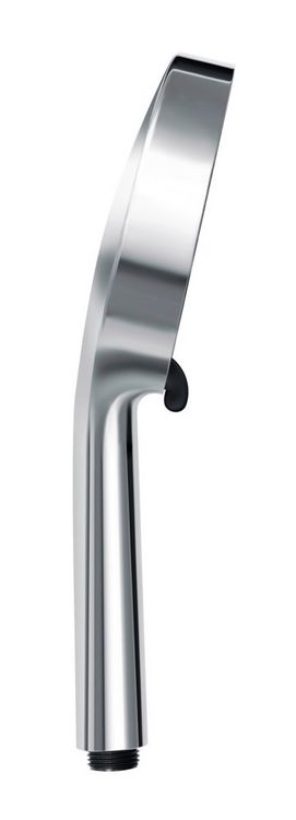 Produktbild: Duschkopf Mod. Softwater &Oslash;12 cm, chrom/schwarz, Kunststoff, mit 3 Strahlarten