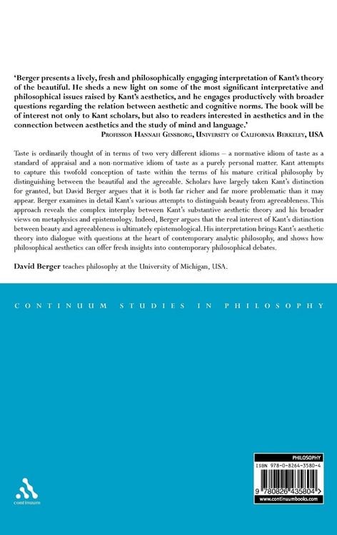 Produktbild: Kant's Aesthetic Theory