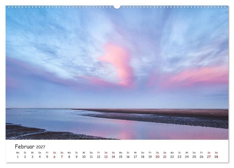 Produktbild: Sehnsuchtinsel Langeoog (hochwertiger Premium Wandkalender 2027 DIN A2 quer), Kunstdruck in Hochglanz