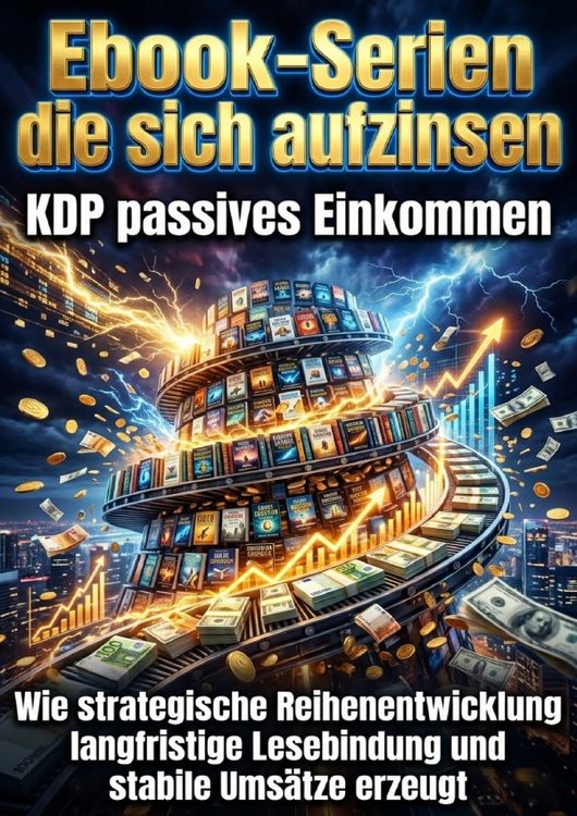 Produktbild: Ebook‑Serien die sich aufzinsen: KDP passives Einkommen